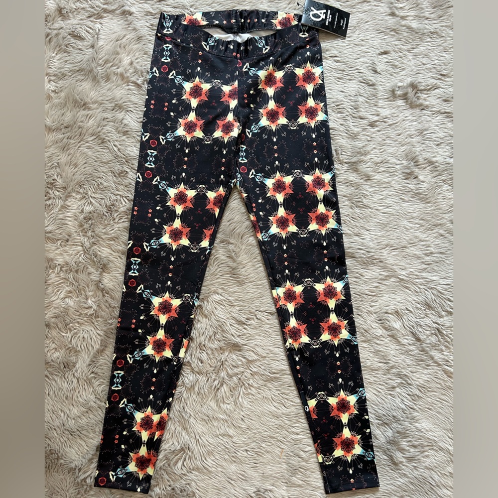 Psychedelic kaleidoscope leggings